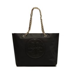 Torebka Tory Burch. Czarne shopperki damskie Tory Burch, bez wzorów, bez dodatków. Za 899.99 zł.
