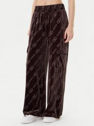 Liu Jo Sport Spodnie dresowe TF5111 J4955 Brązowy Relaxed Fit. Brązowe spodnie dresowe damskie Liu Jo Sport, bez wzorów, z dresówki, sportowe. Za 579.99 zł.