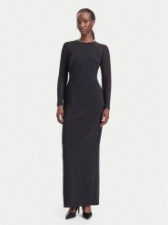 LAUREN RALPH LAUREN Sukienka wieczorowa 253P13856001 Czarny Regular Fit. Czarne sukienki damskie Lauren Ralph Lauren, bez wzorów, z syntetyku, wizytowe, bez kołnierzyka, bez ramiączek. Za 1,799.00 zł.