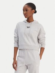 Reebok Bluza Brice RK25495CCW Szary Regular Fit. Szare bluzy damskie Reebok, xs, bez wzorów, z syntetyku, bez ramiączek, bez kaptura. Za 199.99 zł.