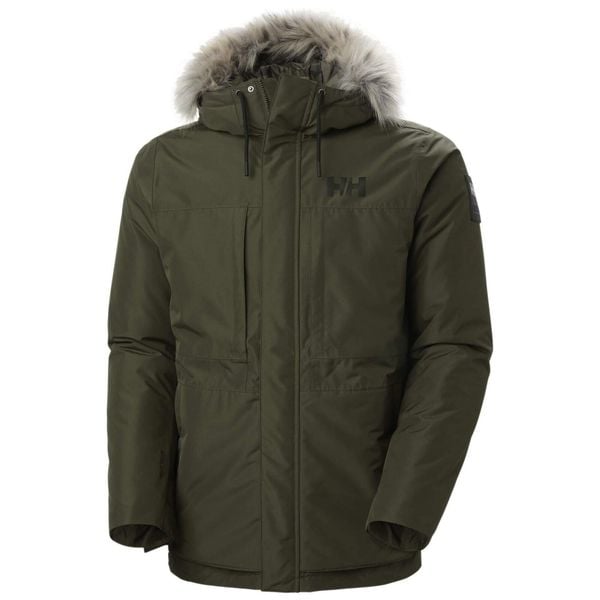 Parka Helly Hansen Coastal 3.0. Zielone kurtki męskie Helly Hansen, na zimę, l, bez wzorów, bez kołnierzyka, bez kaptura. W wyprzedaży za 1,029.50 zł.