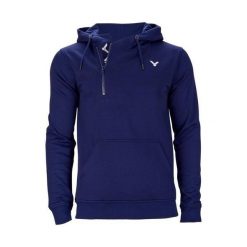 Bluza tenisowa męska Victor V-03400 B. Niebieskie bluzy męskie Victor, l, bez wzorów, sportowe, bez ramiączek, bez kaptura. Za 255.00 zł.