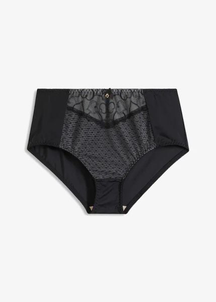 Figi modelujące. Czarne majtki damskie bonprix. Za 49.99 zł.