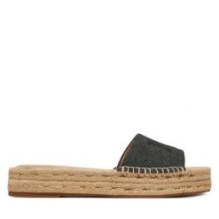 Klapki LAUREN RALPH LAUREN. Brązowe klapki damskie Lauren Ralph Lauren, bez wzorów, bez obcasa, bez zapięcia. Za 323.99 zł.