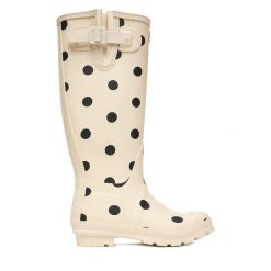 Kalosze Hunter. Białe kalosze damskie Hunter, bez wzorów, bez zapięcia. Za 349.99 zł.