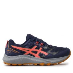 Buty do biegania Asics. Niebieskie obuwie sportowe damskie Asics, bez wzorów, bez zapięcia, do biegania. Za 719.99 zł.
