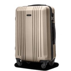 Walizka średnia Wings 24" KESTREL Champagne. Brązowe walizki męskie Wings, bez wzorów, z materiału, duże. Za 219.90 zł.