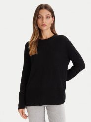ViCOLO Sweter 22038F Czarny Regular Fit. Czarne swetry nierozpinane damskie ViCOLO, s, bez wzorów, z kaszmiru, bez kołnierzyka, bez ramiączek. Za 939.99 zł.