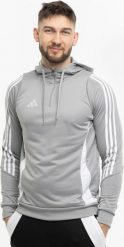Adidas Bluza męska adidas Tiro 24 Training Hooded szara IR7551 2XL. Szare bluzy męskie Adidas, m, bez wzorów, bez kaptura. Za 170.83 zł.