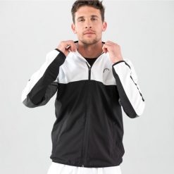 Kurtka męska CLUB 22. Czarne kurtki sportowe męskie Head, m, bez wzorów, bez kaptura. Za 297.90 zł.