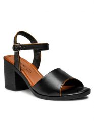 Lasocki Sandały ARC-2289-05 Czarny. Czarne sandały damskie Lasocki, bez wzorów, ze skóry, bez obcasa, na słupku, bez zapięcia. Za 99.99 zł.