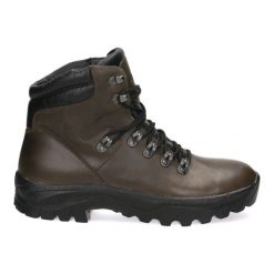Buty trekkingowe skórzane taktyczne-myśliwskie Knieja Pollonus brązowy 6-0127-002 brązowe brązowe. Brązowe trekkingi męskie ze skóry, bez zapięcia. Za 785.40 zł.