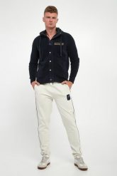 Sweter męski z kapturem AERONAUTICA MILITARE. Swetry męskie Aeronautica Militare, m, bez wzorów, bez kołnierzyka, bez ramiączek. Za 1,389.00 zł.