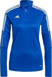 Adidas Bluza damska adidas Tiro 21 Training Top niebieska GM7316 XS. Niebieskie bluzy damskie Adidas, xs, bez wzorów, bez ramiączek, bez kaptura. Za 148.73 zł.
