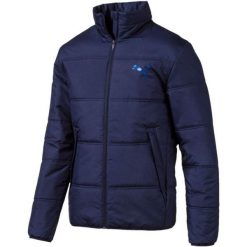 Kurtka męska Puma Essentials Padded granatowa 580007 06. Niebieskie kurtki męskie Puma, na zimę, m, bez wzorów, sportowe, bez kaptura. Za 358.10 zł.