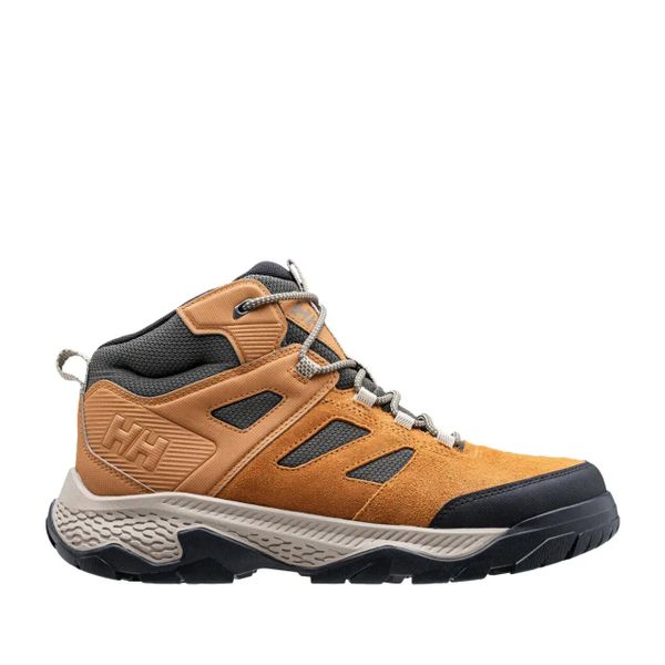 Buty trekkingowe Helly Hansen Switchback Mid 3 HT. Brązowe trekkingi męskie Helly Hansen, z gumy, przed kolano, bez zapięcia. Za 615.50 zł.
