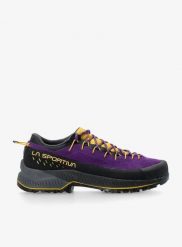 Buty podejściowe damskie La Sportiva TX4 Evo. Fioletowe obuwie trekkingowe damskie La Sportiva, z gumy, bez zapięcia. Za 879.99 zł.