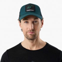 Czapka z daszkiem Unisex Swedemount Forest Cap. Zielone czapki damskie SWEDEMOUNT, bez wzorów, sportowe. Za 79.99 zł.