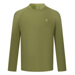 Dżersej z długim rękawem Dare 2B Agile. Zielone bluzy męskie Dare 2B, bez wzorów, z dżerseju, sportowe, bez ramiączek, bez kaptura. Za 156.00 zł.