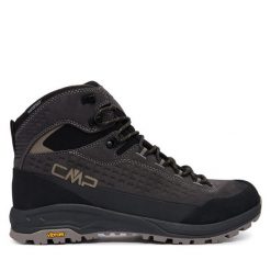 Trekkingi CMP. Brązowe buty zimowe męskie CMP, bez wzorów, bez obcasa, bez zapięcia. Za 689.99 zł.