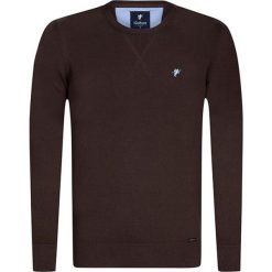 Sweter w kolorze brązowym. Brązowe swetry męskie Denim Culture, l, bez wzorów, z bawełny, bez kołnierzyka, bez ramiączek. W wyprzedaży za 129.95 zł.
