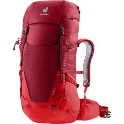 Plecak z siatką dystansową Deuter Futura 32 - masala/cherry. Czerwone plecaki damskie Deuter, bez wzorów, sportowe. Za 650.99 zł.