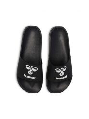 Klapki Hummel HML ESSENTIAL. Czarne klapki męskie Hummel, bez wzorów, z materiału, bez zapięcia. Za 120.95 zł.