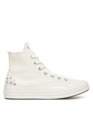 Converse Trampki Chuck 70 A13541C Écru. Trampki i tenisówki damskie Converse, bez wzorów, z materiału, bez zapięcia. Za 299.99 zł.
