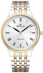 Zegarek męski Appella L12002.2133DQ srebrny. Szare zegarki męskie Appella, bez wzorów, srebrne. Za 1,490.00 zł.