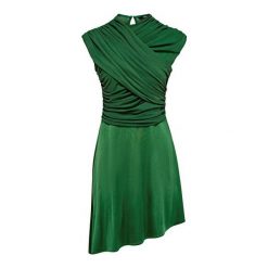 ONLY Sukienka damska True S / L z Drappy Jrs Verdant Green (rozmiar L). Zielone sukienki damskie ONLY, l, bez wzorów, bez kołnierzyka, bez ramiączek. W wyprzedaży za 99.00 zł.
