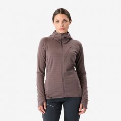 Sweter damski trekkingowy Simond Merino Resist. Brązowe swetry nierozpinane damskie SIMOND, l, bez wzorów, z elastanu, bez kołnierzyka, bez ramiączek. Za 349.99 zł.