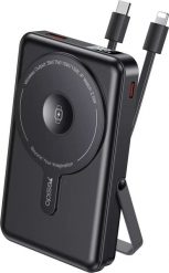 Yesido Powerbank YP72 10 000 mAh 22.5W USB-A+C + kabel USB-C+iP, CZARNY. Czarne powerbanki Yesido. Za 119.99 zł.