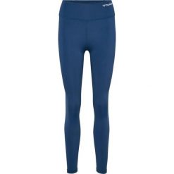 Damskie legginsy z wysokim stanem Hummel Mt Active. Niebieskie legginsy damskie Hummel, bez wzorów. Za 283.00 zł.