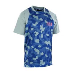 Koszulka rowerowa męska ION Scrub tidal green. Zielone bluzy męskie ION, m, bez wzorów, sportowe, bez ramiączek, bez kaptura. Za 179.99 zł.