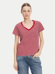 Levi's® T-Shirt Perfect Z 85341-0098 Czerwony Standard Fit. Czerwone t-shirty damskie s, bez wzorów, z bawełny, bez kołnierzyka, bez ramiączek. Za 79.99 zł.
