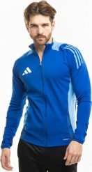 Adidas Bluza męska adidas Tiro 24 Competition niebieska IP1876 L. Niebieskie bluzy męskie Adidas, l, bez wzorów, bez ramiączek, bez kaptura. Za 187.99 zł.