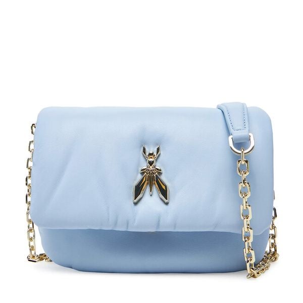 Torebka Patrizia Pepe. Niebieskie listonoszki damskie Patrizia Pepe, bez wzorów, bez dodatków. Za 679.99 zł.