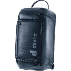 Torba podróżna deuter Duffel Pro Roller. Czarne torby podróżne damskie Deuter, bez wzorów. Za 869.99 zł.