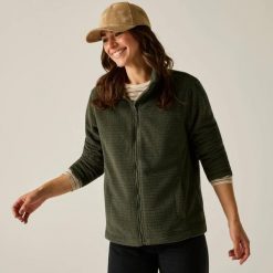 Bluza polarowa Heidy z zamkiem błyskawicznym dla kobiet. Niebieskie bluzy damskie Regatta, l, bez wzorów, z materiału, bez ramiączek, bez kaptura. Za 229.99 zł.