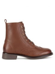 Lasocki Botki ARC-DERBY-07 Brązowy. Brązowe botki damskie Lasocki, bez wzorów, ze skóry, bez obcasa, na płaskiej podeszwie, bez zapięcia. Za 269.99 zł.