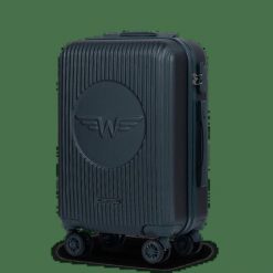 Walizka kabinowa Wings Swallow 3.0 DARK GREEN 20". Zielone walizki damskie Wings, bez wzorów, z kauczuku. Za 179.90 zł.