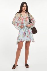 Sukienka mini ze wzorem LIU JO. Sukienki damskie Liu Jo, bez wzorów, bez kołnierzyka, bez ramiączek, mini. Za 949.00 zł.