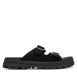 Klapki Palladium. Czarne klapki męskie Palladium, bez wzorów, bez zapięcia. Za 239.99 zł.