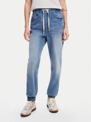 Desigual Jeansy Caliope 24WWDD83 Niebieski Regular Fit. Niebieskie jeansy damskie Desigual, bez wzorów, z bawełny. Za 199.99 zł.