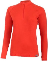 Damska bluza merino LAURA. Niebieskie bluzy damskie LASTING, l, bez wzorów, z dzianiny, bez ramiączek, bez kaptura. Za 723.55 zł.