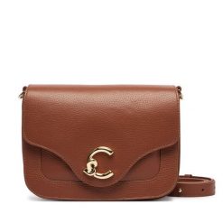 Torebka Coccinelle. Brązowe listonoszki damskie Coccinelle, bez wzorów, bez dodatków. Za 1,399.00 zł.