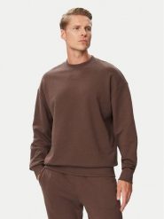 HUGO Bluza Dapocrew 50525892 Brązowy Regular Fit. Brązowe bluzy męskie Hugo, m, bez wzorów, z bawełny, bez ramiączek, bez kaptura. Za 399.99 zł.