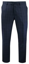 Eleganckie Spodnie Garniturowe (w Kant) - Casino - Granat, Kratka. Eleganckie spodnie męskie Casino, bez wzorów, z poliesteru, eleganckie. Za 219.00 zł.