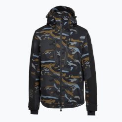 Kurtka narciarska męska EA7 Emporio Armani Ski Kitzbuhel Protectum7 Graphic. Brązowe kurtki sportowe męskie EA7 Emporio Armani, na zimę, l, bez wzorów, z syntetyku, bez kaptura, narciarskie. Za 2,099.00 zł.