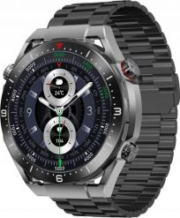 Smartwatch Maxcom Smartwatch Maxcom EcoWatch 1 400mAh 1,52" IP67 Rozmowy Trzy paski Czarny. Czarne zegarki smartwatch MAXCOM, bez wzorów. Za 295.05 zł.